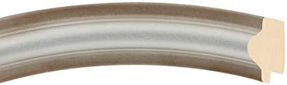 OVALCREST Round Beveled Wall Mirror for Home Decor - Philadelphia Style - Silver Shade - 28x28 Outside Dimensions