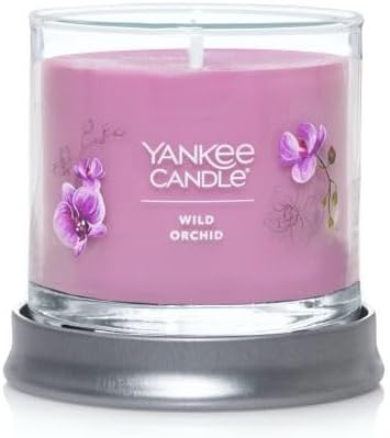 Yankee Candle Small Tumbler Scented Single Wick Jar Candle, Wild Orchid, Over 20 Hours of Burn Time, 4.3 Ounce (Pack of 2)