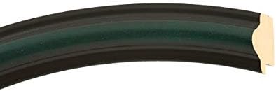 OVALCREST Round Beveled Wall Mirror for Home Decor - Philadelphia Style - Hunter Green - 18x18 Outside Dimensions