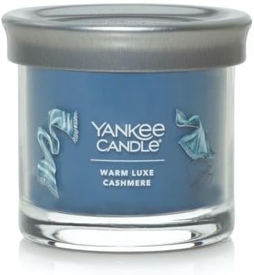 Yankee Candle Small Tumbler Scented Single Wick Jar Candle, Warm Luxe Cashmere, Over 20 Hours of Burn Time, 4.3 Ounce (Pack of 4)