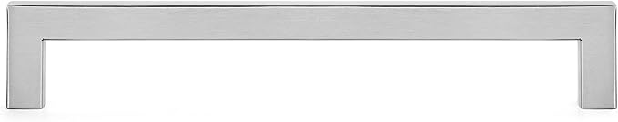 Ravinte 5 Pack 7-1/2 Inch Square Cabinet Handles - Satin Nickel Pulls, Brushed Nickel Drawer Pulls, Kitchen Hardware for Cabinets and Cupboards