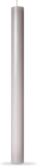 tag Color Studio 10" Straight Taper Unscented Smokeless Paraffin Wax Candle Grey Burn Time 10 hrs. Sold in Units of 1 10" Gray