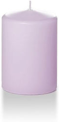 yummi 3" x 4" Lavender Round Pillar Candles - 3 per Pack