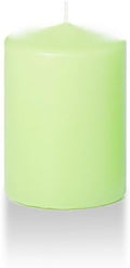 yummi 3" x 4" Mint Round Pillar Candles - 3 per Pack