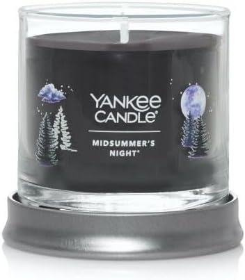 Yankee Candle Small Tumbler Scented Single Wick Jar Candle, Midsummer's Night, Over 20 Hours of Burn Time, 4.3 Ounce (Pack of 2)