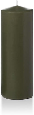 yummi 3" x 8" Olive Round Pillar Candles - 3 per Pack