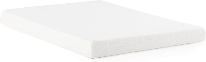 Linenspa 5 Inch Gel Infused Memory Foam Mattress - Twin Size - Firm - Low Profile Bed - Mattress in a Box - Youth or Kids Bed - Guest Bedroom - Pressure Relieving and Breathable - CertiPur Certified