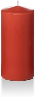 yummi 3" x 6" Brick Round Pillar Candles - 3 per Pack