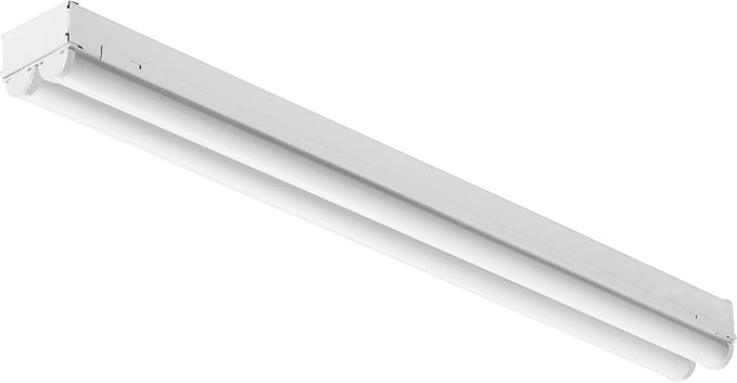 Lithonia Lighting 2 Light LED Strip Light, 2 Foot LED Ceiling Lighting Fixture, 2500 Lumens, 4000K, 80CRI, 20W, Kitchen and Garage Use (MNSL L24 2LL MVOLT 40K 80CRI M6)