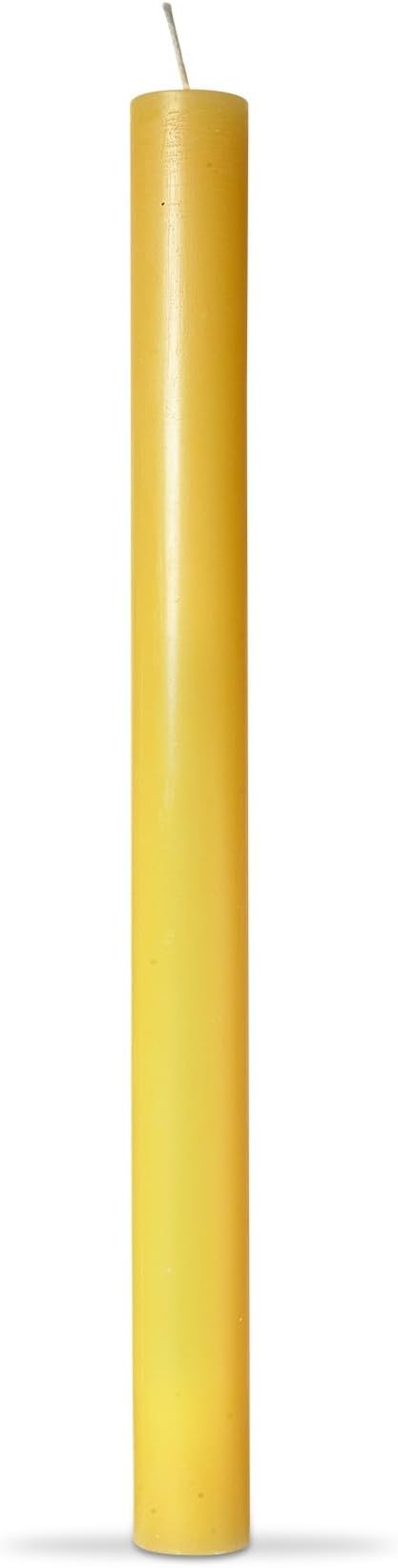tag Color Studio 10" Straight Taper Unscented Smokeless Paraffin Wax Candle Ochre Yellow Burn Time 10 hrs.Sold in Units of 1 10" Ochre Yellow