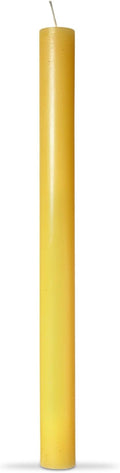 tag Color Studio 10" Straight Taper Unscented Smokeless Paraffin Wax Candle Ochre Yellow Burn Time 10 hrs.Sold in Units of 1 10" Ochre Yellow