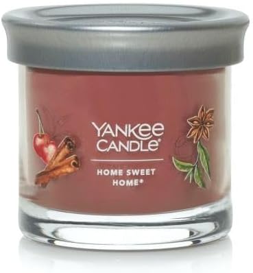 Yankee Candle Small Tumbler Scented Single Wick Jar Candle, Home Sweet Home, Over 20 Hours of Burn Time, 4.3 Ounce (Pack of 2)