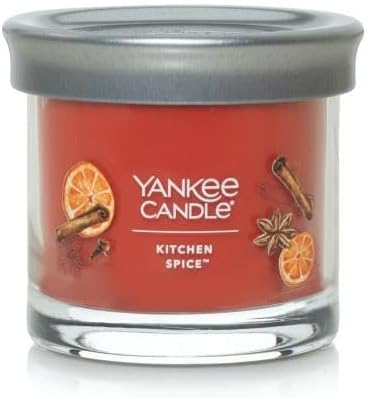 Yankee Candle Small Tumbler Scented Single Wick Jar Candle, Kitchen Spice, Over 20 Hours of Burn Time, 4.3 Ounce (Pack of 2)
