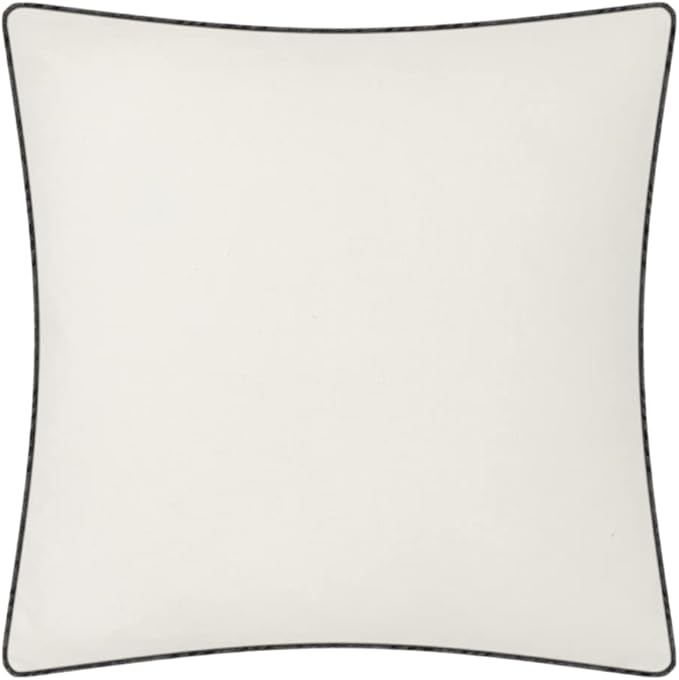 JWH Decorative Flower Throw Pillow Covers 3D Sunflower Pillow Case Velvet Cushion Floral Pillowcase for Bed Living Room Couch Chair Decor 18x18 Inches Creamy White Black