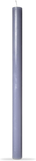 tag Color Studio 12" Straight Taper Unscented Smokeless Paraffin Wax Candle Slate Blue Burn Time 12 hrs. Sold in Units of 1 12" Slate Blue