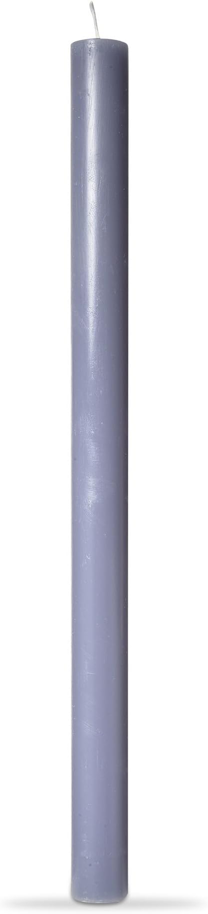tag Color Studio 12" Straight Taper Unscented Smokeless Paraffin Wax Candle Slate Blue Burn Time 12 hrs. Sold in Units of 1 12" Slate Blue