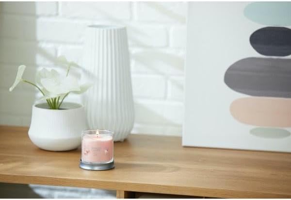 Yankee Candle Small Tumbler Scented Single Wick Jar Candle, Pink Sands, Over 20 Hours of Burn Time, 4.3 Ounce (Pack of 4)