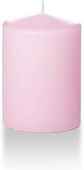 yummi 3" x 4" Blush Round Pillar Candles - 3 per Pack