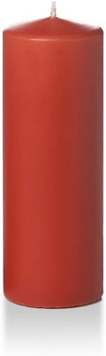 yummi 3" x 8" Brick Round Pillar Candles - 3 per Pack