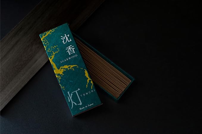 Agarwood Premium Japanese Incense Sticks 60sticks Coreless Low Smoke Natural Charcoal Free Non Toxic Temple Kyoto Aroma Aromatherapy Meditation Calming Stress Relief Relaxation Yoga ZenTOMORI