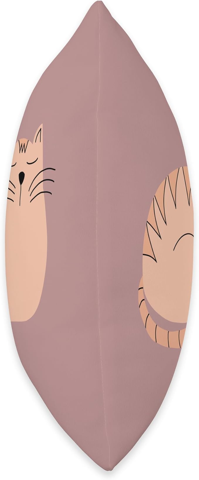 Cute Scandinavian Animals Designs Scandinavian Mom Boho Cat Throw Pillow, 18x18, Multicolor