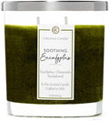 Colonial Candle Soothing Eucalyptus Scented Candle Jar, Highly Fragranced Candles for Home Scented, Mottled Wax Candle, 2 Wick, 8 oz - Made in The USA