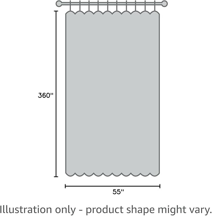 LinenZone Sage Window Scarf Valance in 360 Inch Size. Use Window Scarves as Canopy Bed or Backdrop Curtains, Curtain Scarf, or Sheer Fabric for Draping. (Amazing 55 x 360, Sage)