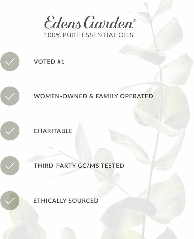 Edens Garden Essential Oil Blend- 100% Pure Premium Grade, Undiluted, Natural, Therapeutic, Aromatherapy, The Best for Diffusing, Candle, Laundry, Kid Safe 10 ml (.33 fl oz)