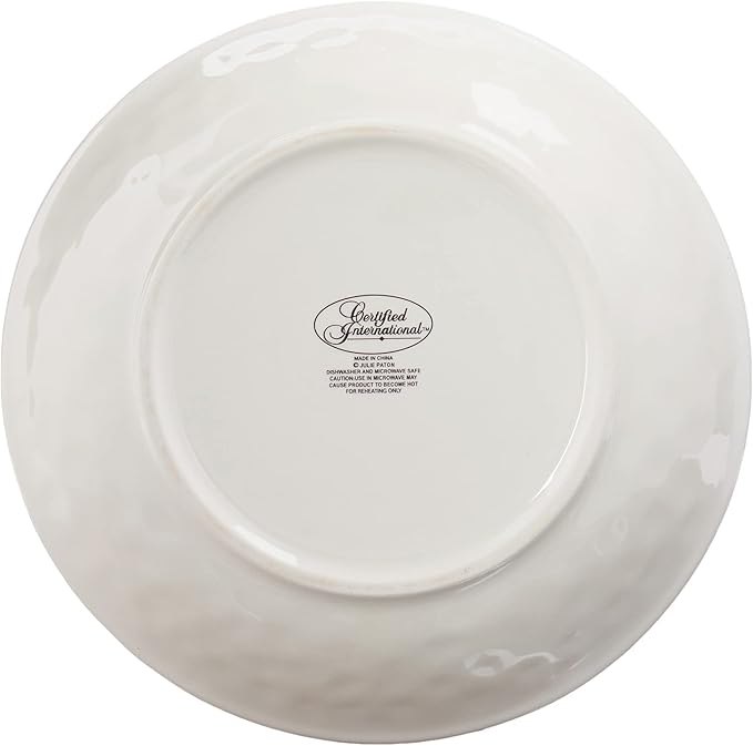 Certified International Piazzette 9.25" Soup/Pasta Bowls, Assorted Designs, Set of 4