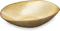 Beatriz Ball GLASS New Orleans Medium Oval Foil Leafing Bowl (Gold)