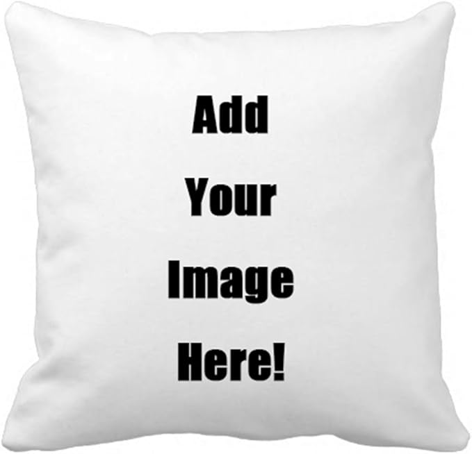 Shop&Three Custom Design Photos or Text Outdoor/Indoor Throw Pillowcase,Personalized Pet Photo Pillow, Love Photo Throw Pillowcases, Wedding Keepsake Throw Pillow Covers 20" x 20"
