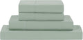 Modern Threads Soft Microfiber Solid Sheets - Luxurious Microfiber Bed Sheets - Includes Flat Sheet, Fitted Sheet with Deep Pockets, & Pillowcases Seafoam Full