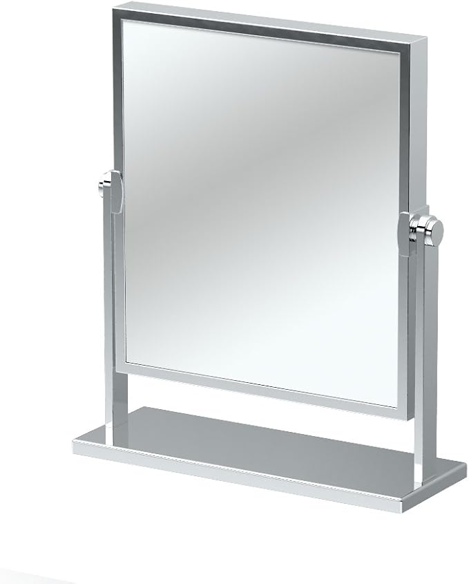 Gatco 1381 Elegant Table Mirror, Chrome