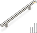homdiy 20 Pack Brushed Nickel Cabinet Pulls Cabinet Hardware Cabinet Handles Stainless Steel Drawer Pulls 201SN Kitchen Cabinet Handles Cupboard Handles 4-1/2in Hole Centers