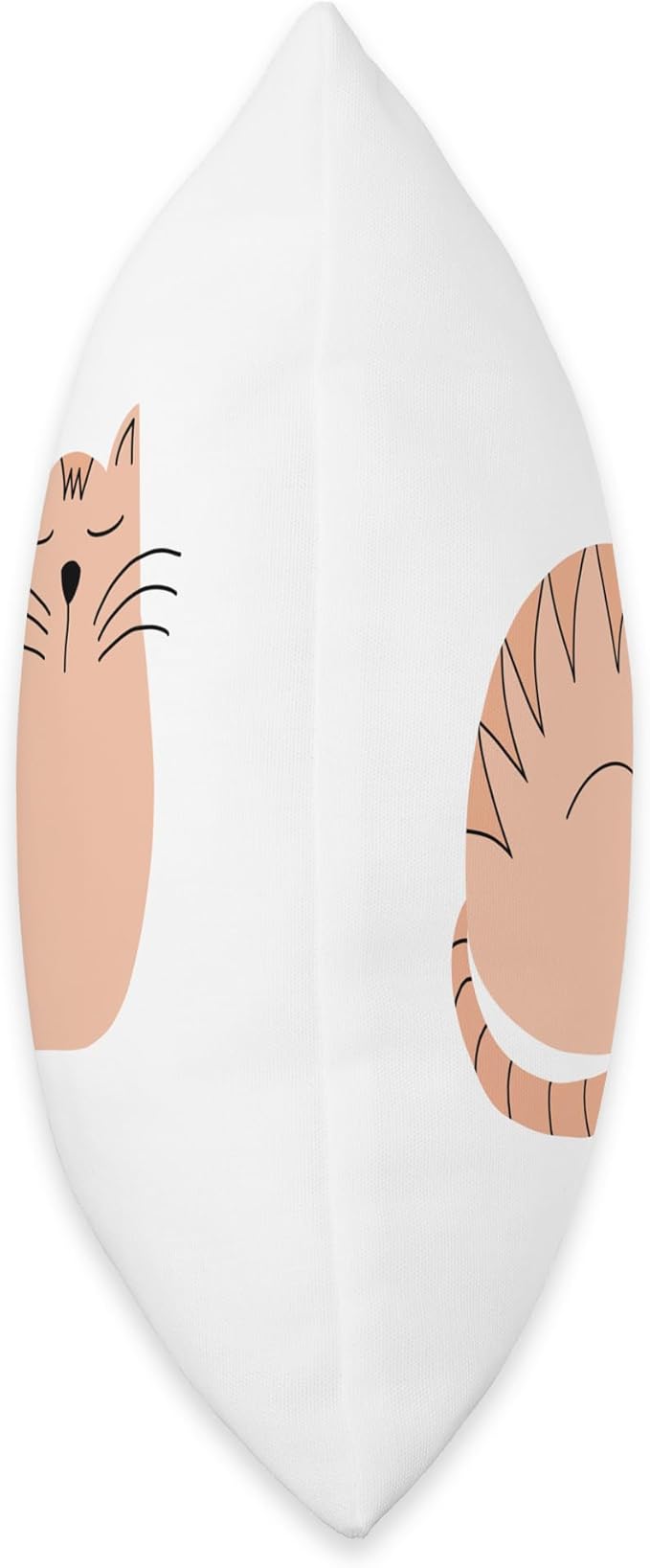 Cute Scandinavian Animals Designs Scandinavian Mom Boho Cat Throw Pillow, 18x18, Multicolor