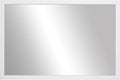 Frame My Mirror White Bathroom Mirror for Wall, 20" x 36" Pure White Bathroom Vanity Mirror, Made in USA, Hangs Horizontally or Vertically, Ellis Design