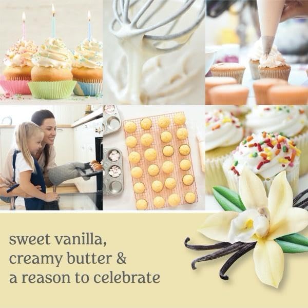 Yankee Candle Small Tumbler Scented Single Wick Jar Candle, Vanilla Cupcake, Over 20 Hours of Burn Time, 4.3 Ounce (Pack of 4)