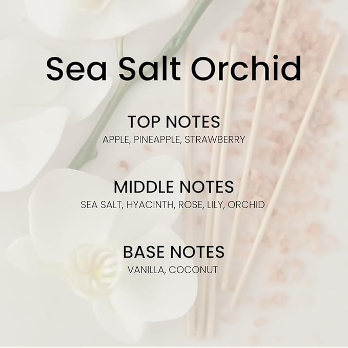 Sea Salt Orchid Luxury Room Spray | Elevate Your Space with 150ml Air Freshener Spray releasing a Symphony of Scents (Sea Salt Orchid)