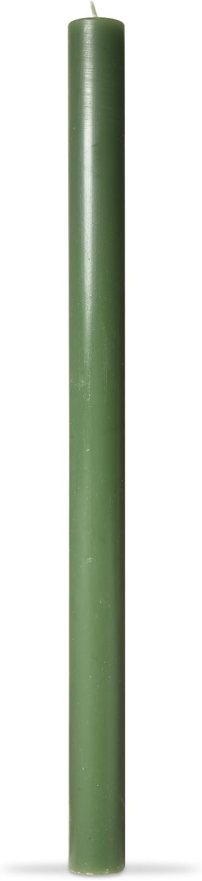 tag Color Studio 12" Straight Taper Unscented Smokeless Paraffin Wax Candle Hunter Green Burn Time 12 hrs Sold in Units of 1 12" Hunter Green