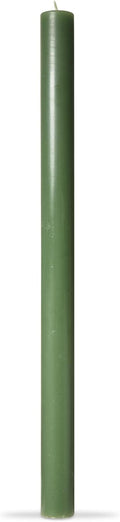 tag Color Studio 12" Straight Taper Unscented Smokeless Paraffin Wax Candle Hunter Green Burn Time 12 hrs Sold in Units of 1 12" Hunter Green
