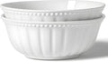 Large Ceramic Soup Bowls, 9.5 Inch Pasta Serving Bowl Dinner Bowls, Microwave Dishwasher Safe Bowl Set of 2