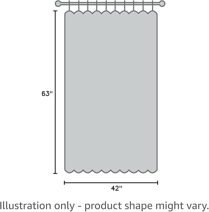 OWENIE Gold Sheer Curtains, 63 Inch Length 2 Panels Set, Soft Voile Drapes for Living Room, Bedroom, Rod Pocket, 2pcs, Each 42" W x 63" L