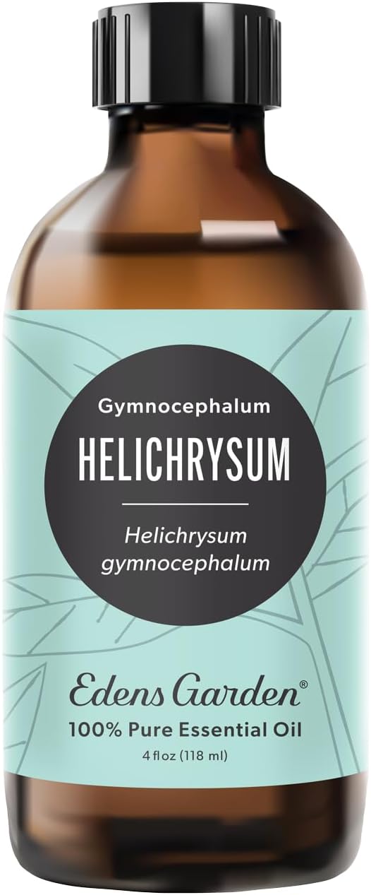 Edens Garden Helichrysum- Gymnocephalum Essential Oil- 100% Pure Premium Grade, Undiluted, Natural, Therapeutic, Aromatherapy, The Best for Diffuser, Skin, Hair, Humidifiers 118 ml (4 fl oz)
