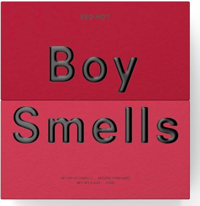Boy Smells - Ash Scented Candles for Men and Women - 8.5 oz - Soy, Coconut Wax Candle Blend - Aromatic Candles for Home with Black Charcoal, Rare Woods and Clove - 50-Hour Burn - Cotton Wick