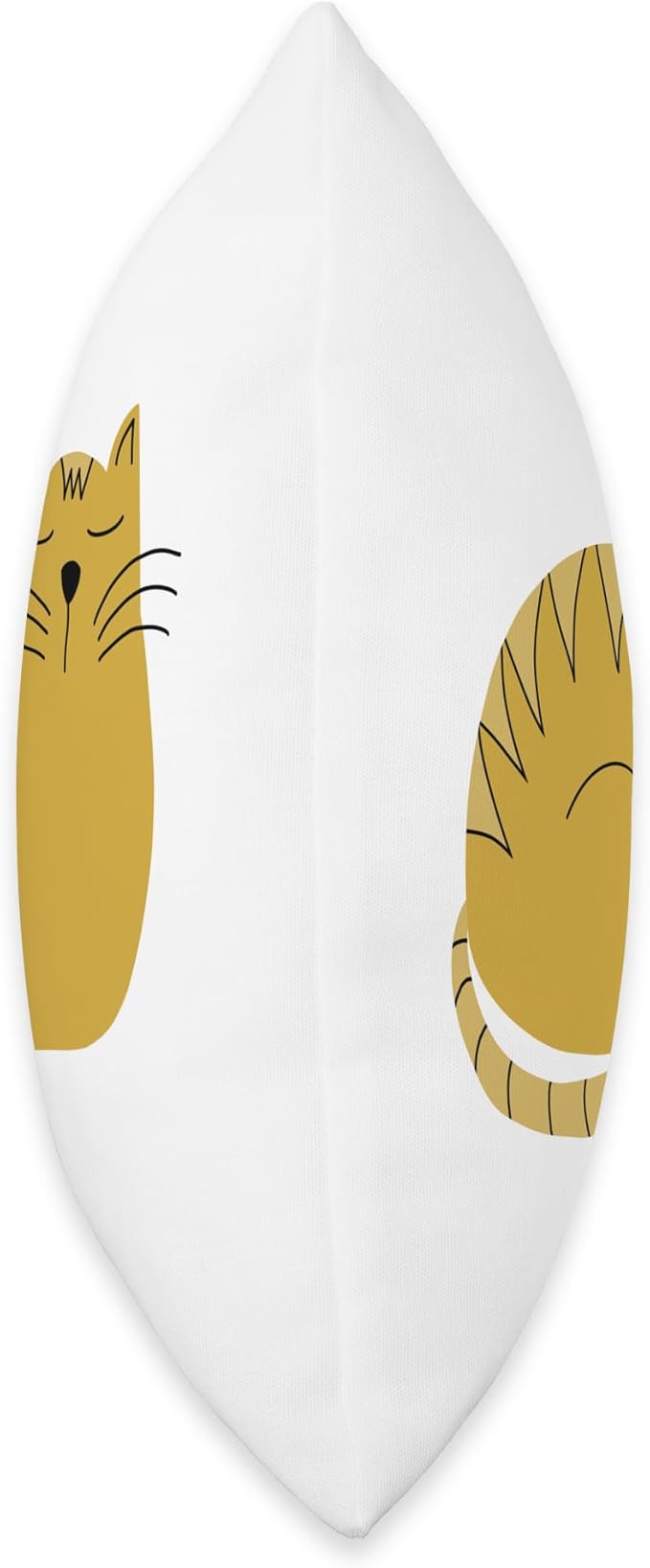 Cute Scandinavian Animals Designs Scandinavian Mom Boho Cat Throw Pillow, 18x18, Multicolor