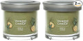 Yankee Candle Small Tumbler Scented Single Wick Jar Candle, Sage & Citrus, Over 20 Hours of Burn Time, 4.3 Ounce (Pack of 2)
