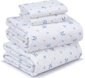 RUVANTI 100% Cotton California King Sheet Sets, 4 Pieces, Soft & Breathable Percale Weave Bedding, Deep Pocket 14", Hotel Standard, Crisp Cool Feel & Durable, Perfect Floral Sheets, Phulkari