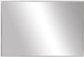 Frame My Mirror Silver Metal Framed Mirror, 30" x 36" Mirror for Bathroom, Metal Frame, True Reflections Glass, Satin Nickel Finish, Stanton Design, Hangs Horizontally or Vertically, Made in USA