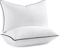 MIULEE 12x20 Pillow Inserts, Fluffy Down Alternative Filling Pack of 2 Ultra Soft Lumbar Throw Pillows for Sofa Couch Bed