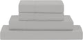 Modern Threads Soft Microfiber Solid Sheets - Luxurious Microfiber Bed Sheets - Includes Flat Sheet, Fitted Sheet with Deep Pockets, & Pillowcases Vapor Blue Queen